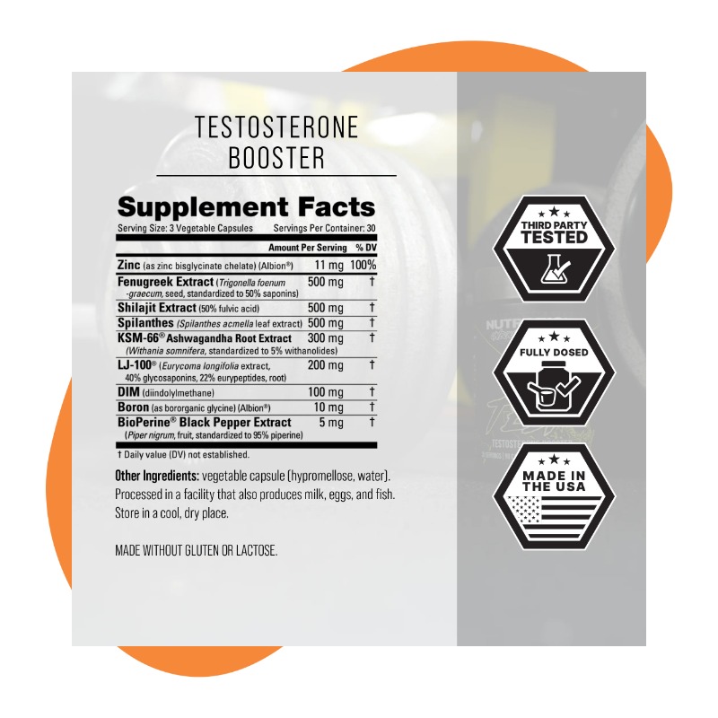 Testosterone Booster, 90 Capsules 4