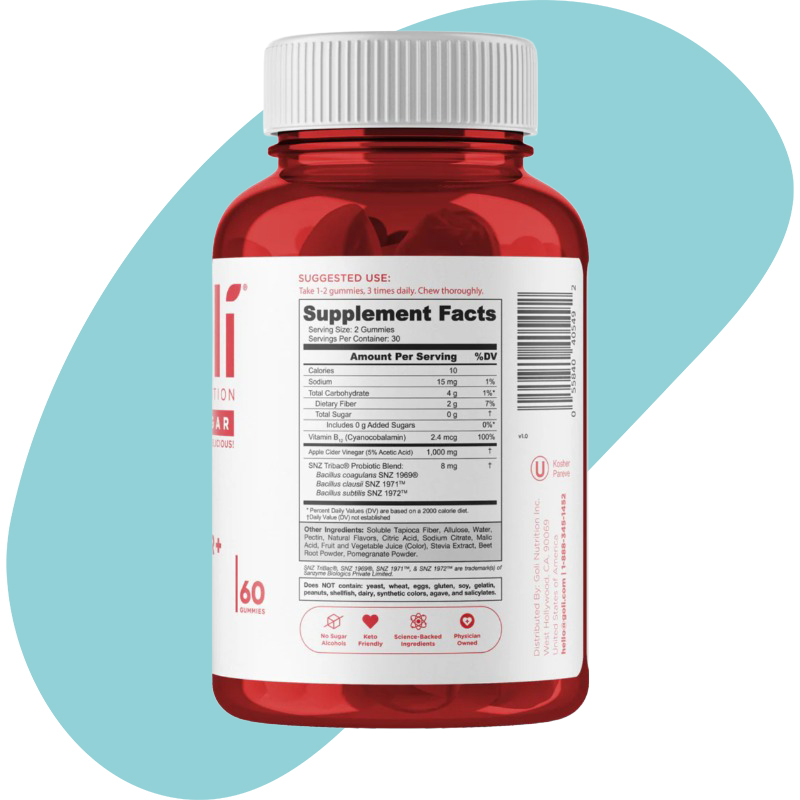 with Probiotics, 60 gummies 2