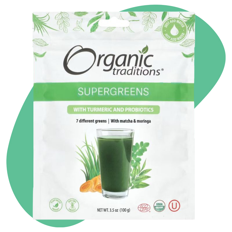 Supergreens with Turmeric and Probiotics 1