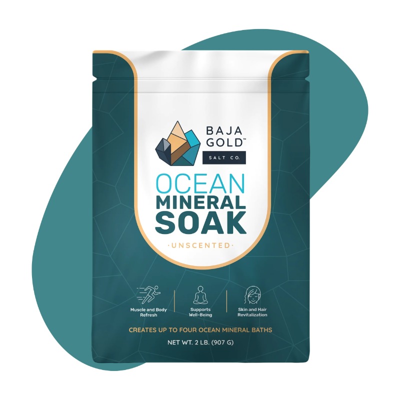 Ocean Mineral Soak, Unscented, 2lb 1