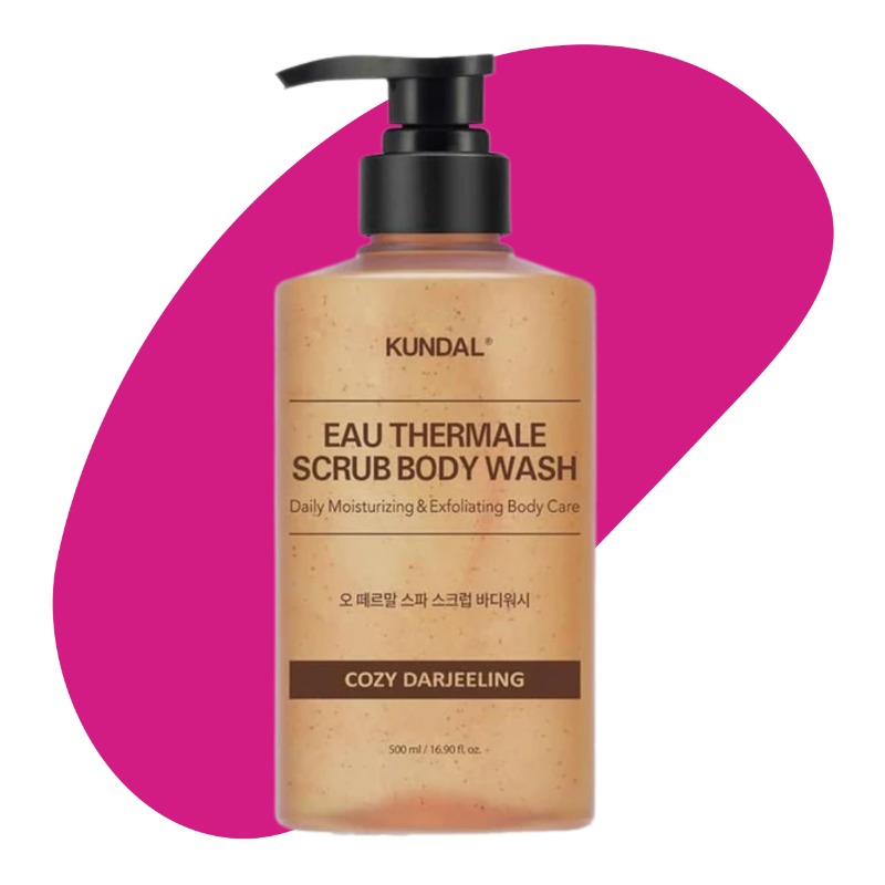 Eau Thermale Scrub Body Wash, Cozy Darjeeling 500 mL 1