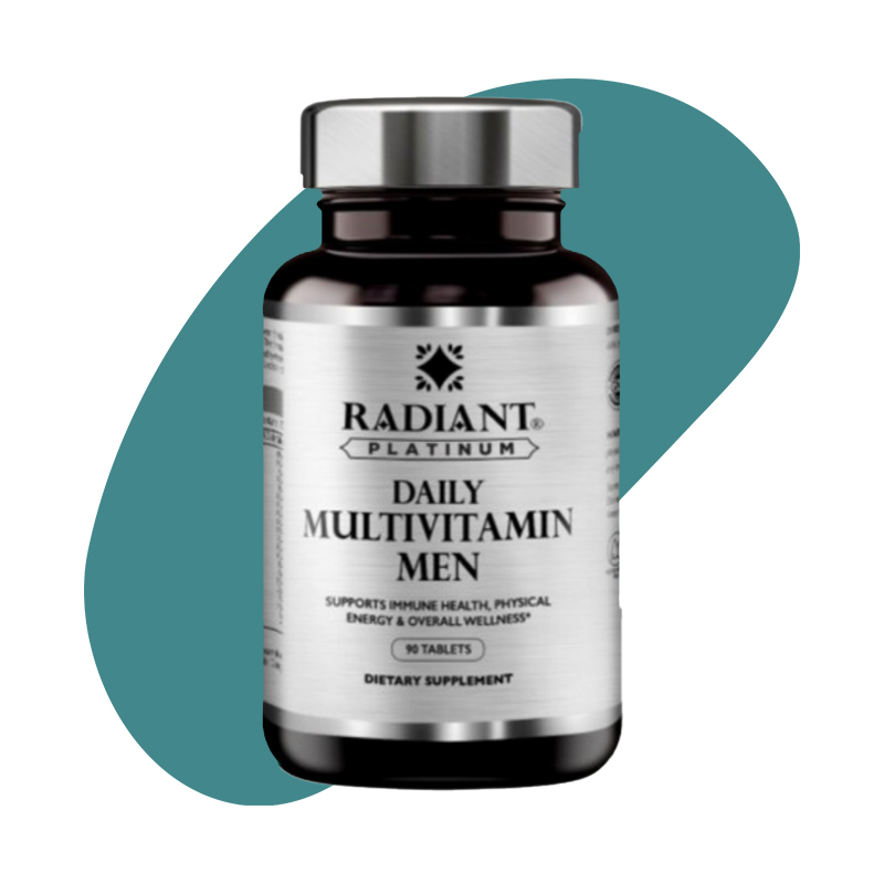 Multivitamin Men RadiantPlatinum Provin Kuwait Supplement Health