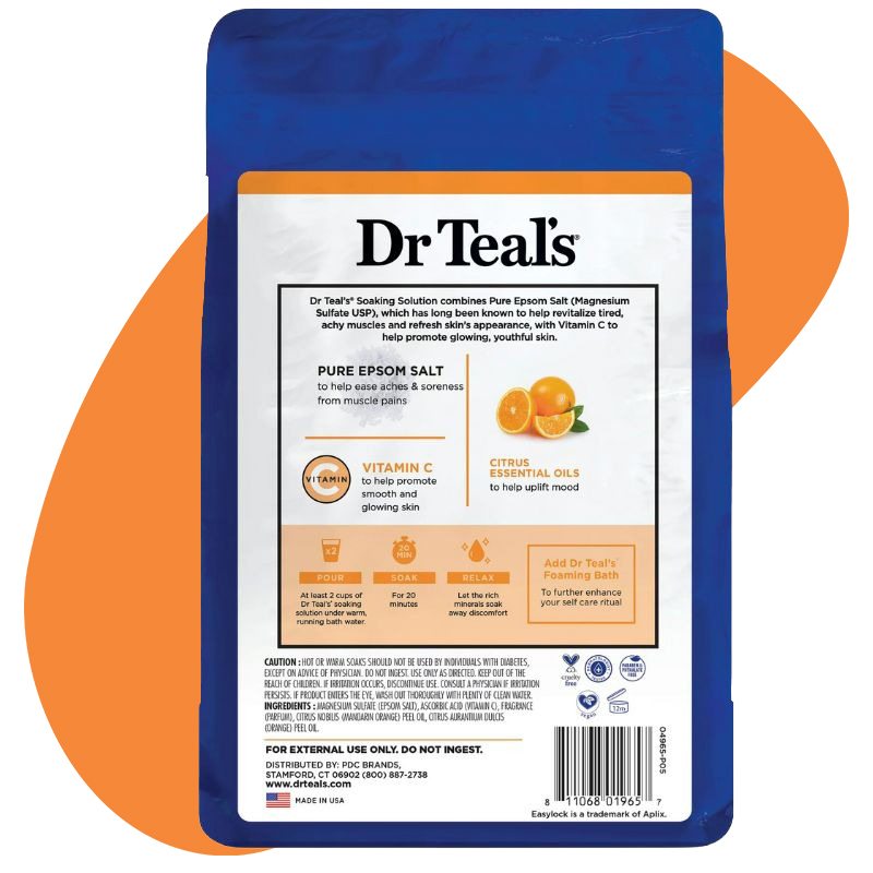 Pure Epsom Salt, Glow & Radiance, Vitamin C 2