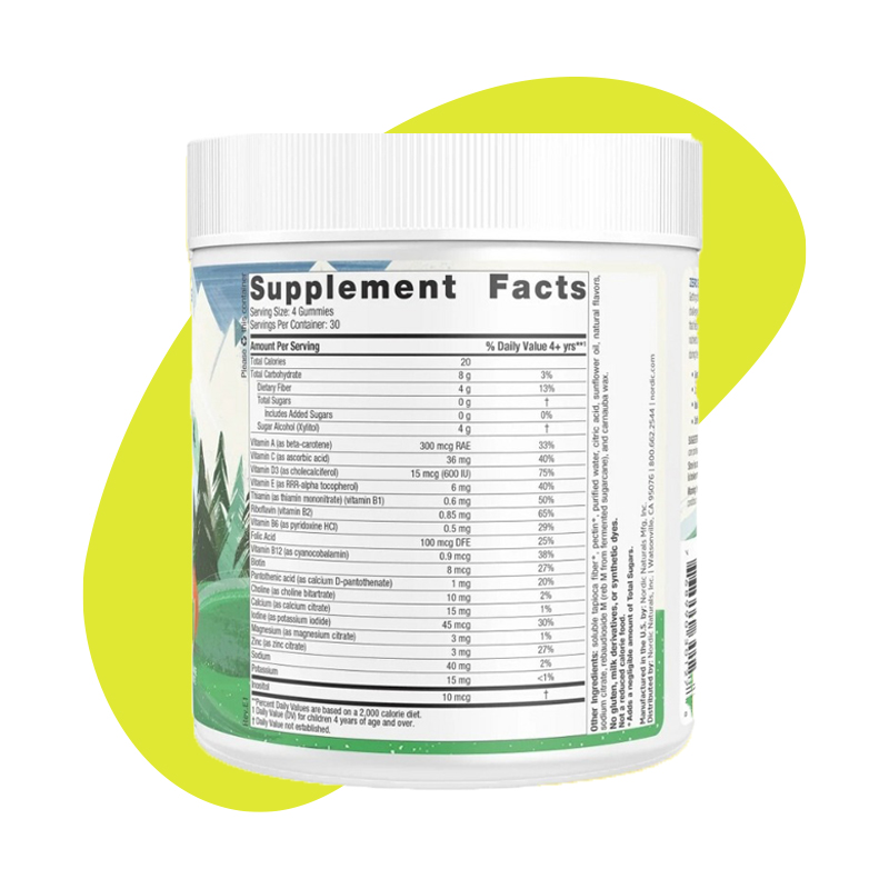 Great Orange Lemon Taste 120 Gummies 2