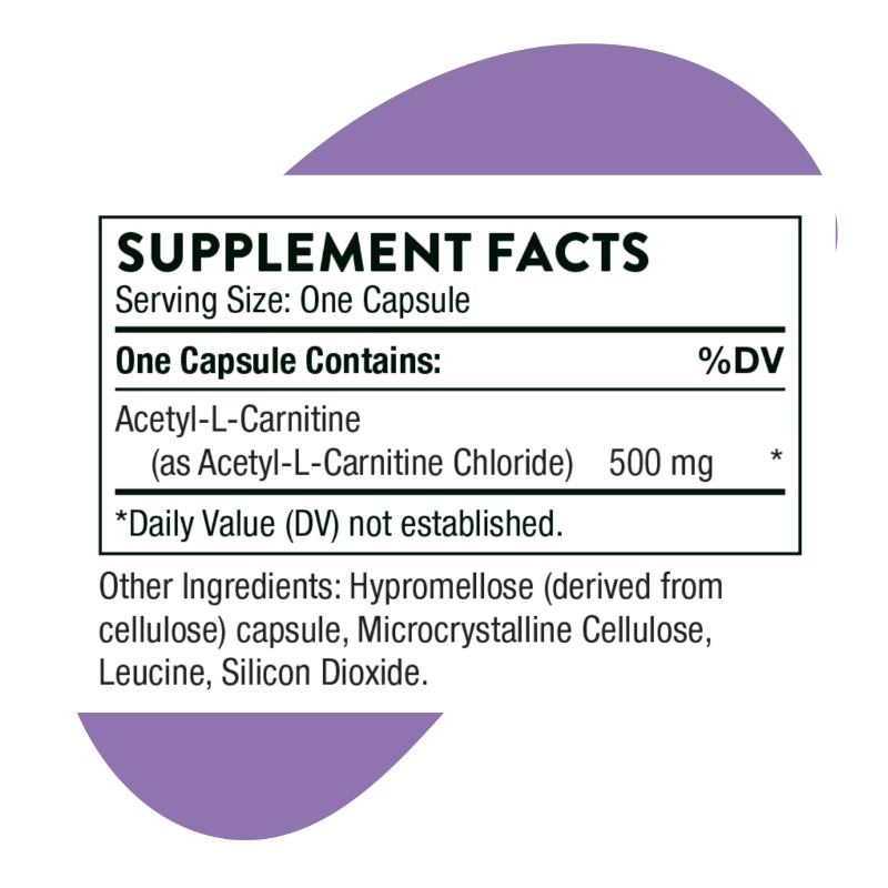Acetyl‑L‑Carnitine, 60 capsules 2