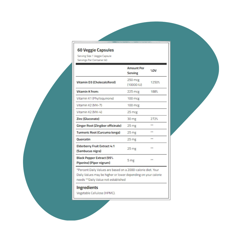 Vitamin D3 + K1 + K2 2