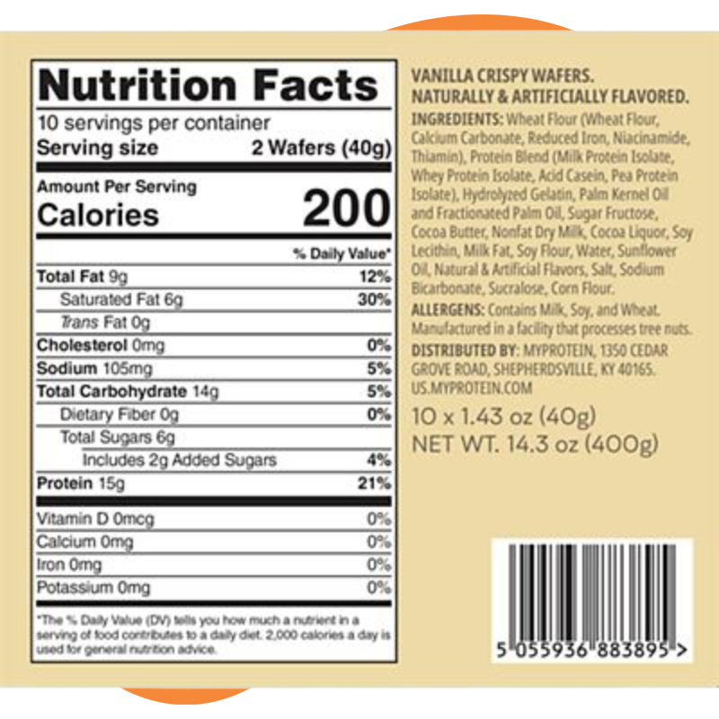 1 Vanilla Wafer 1