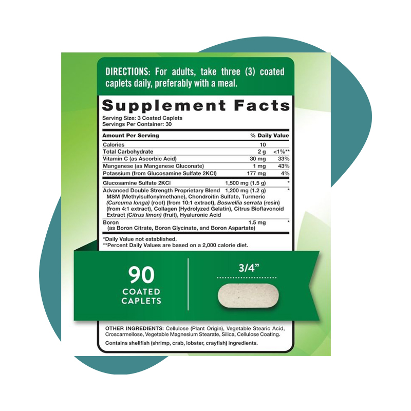 Glucosamine Chondroitin MSM & Turmeric Complex | Double Strength 2