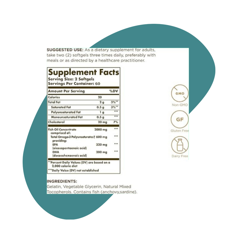 Omega 3 Fish oil concentrate 2