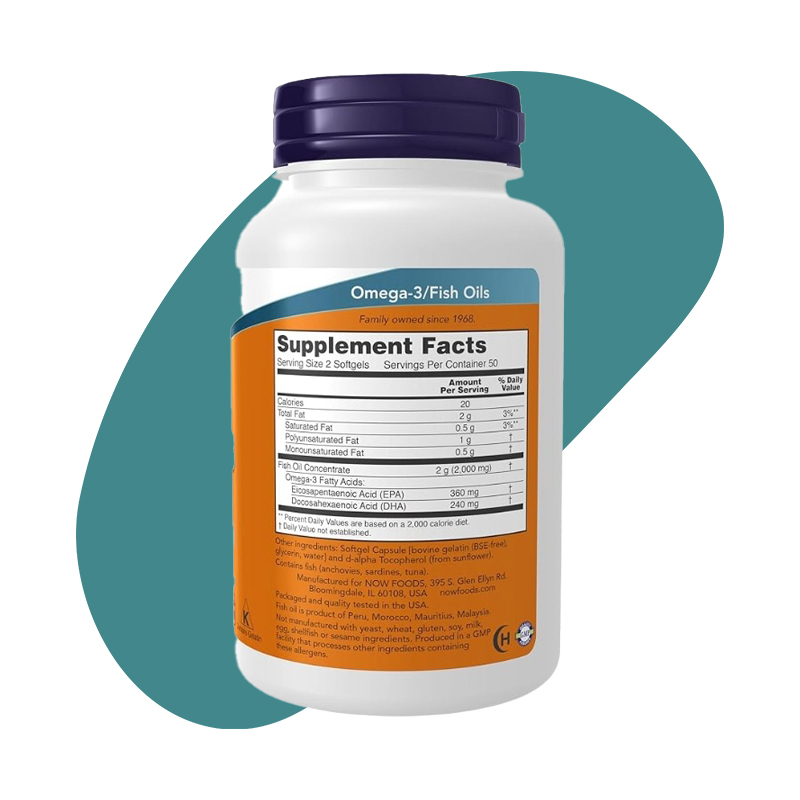 180 EPA/120 DHA, Cardiovascular Support, 100 Softgels 3