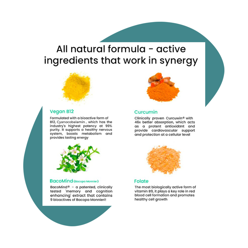 Melts Vegan Vitamin B12 + Folate 5