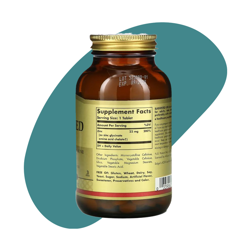 Chelated Zinc, 250 Tablets 2