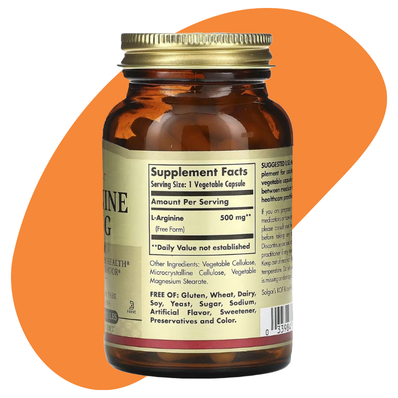 L-Arginine, 500 mg 2