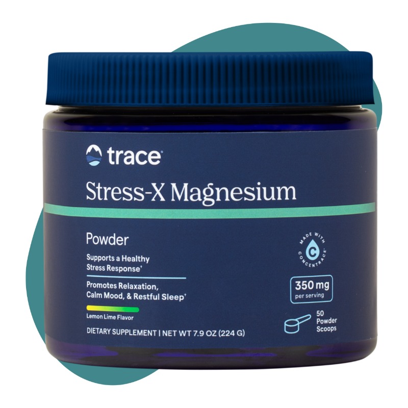 Stress-X, Magnesium Powder, Lemon Lime, 224g 1