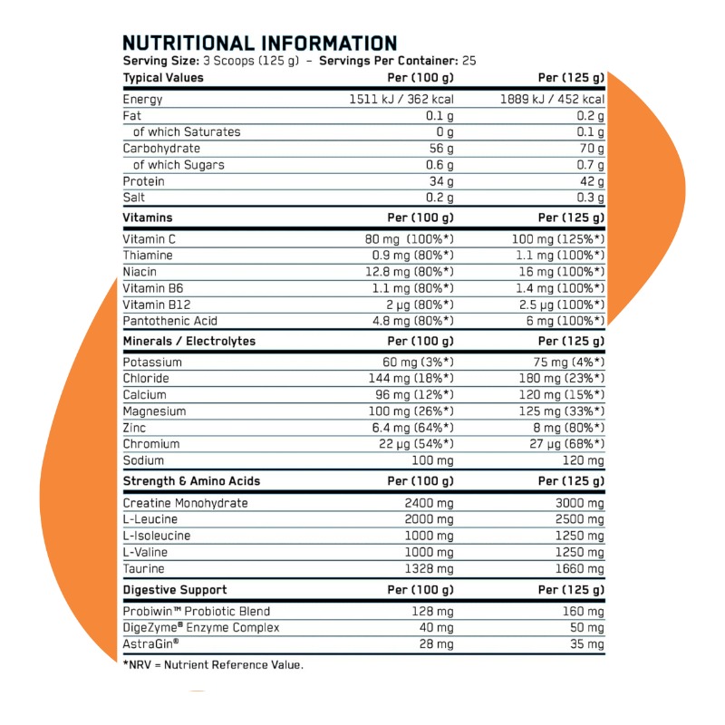 Beef Mass Gainer, Blackcurrant Millions, 3.13kg – 25 Servings 2