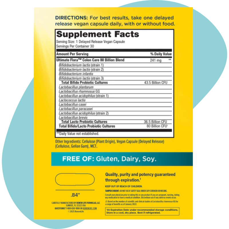 Colon Care Probiotics 80billion 6