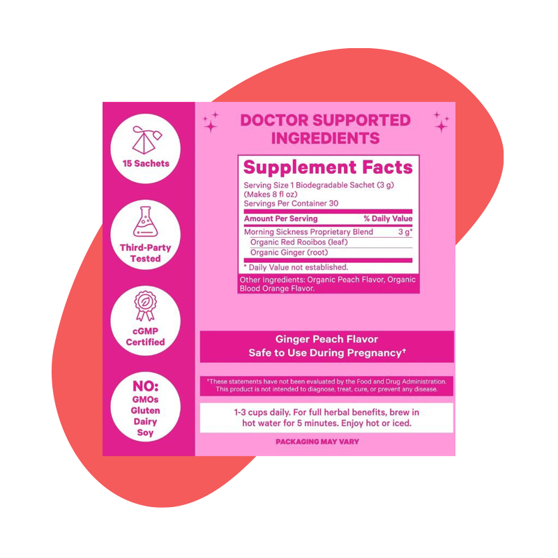 Morning Sickness Tea - Ginger Peach 2