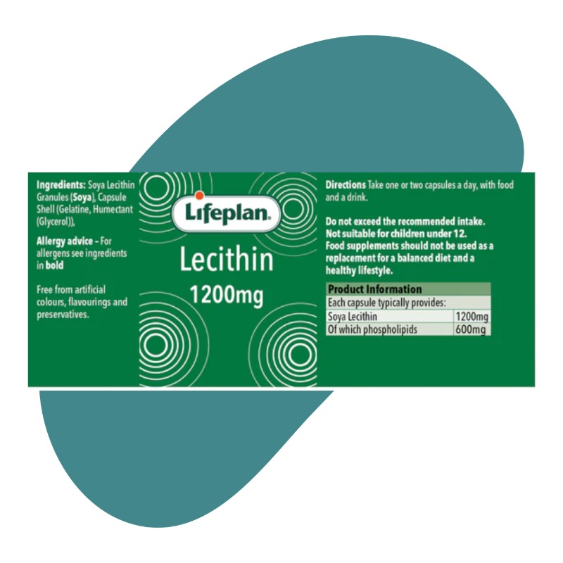 Lecithin 1200mg 90 Capsules 2