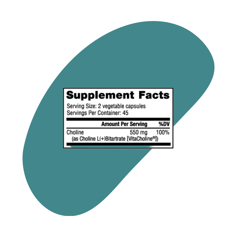Choline Bitartrate 550MG 1