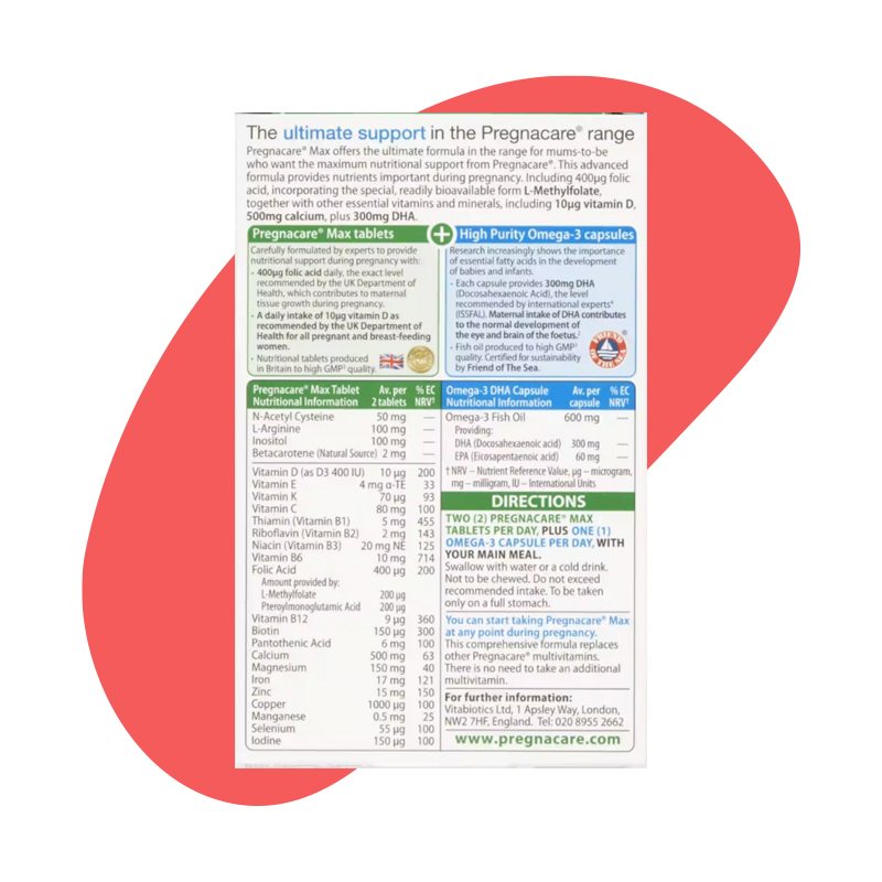 Pregnacare Max 2
