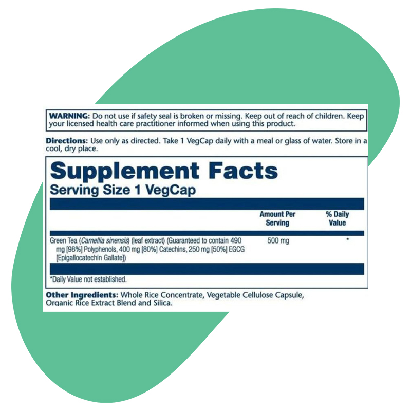 Green Tea Kuwait Antioxidant Metabolism solaray