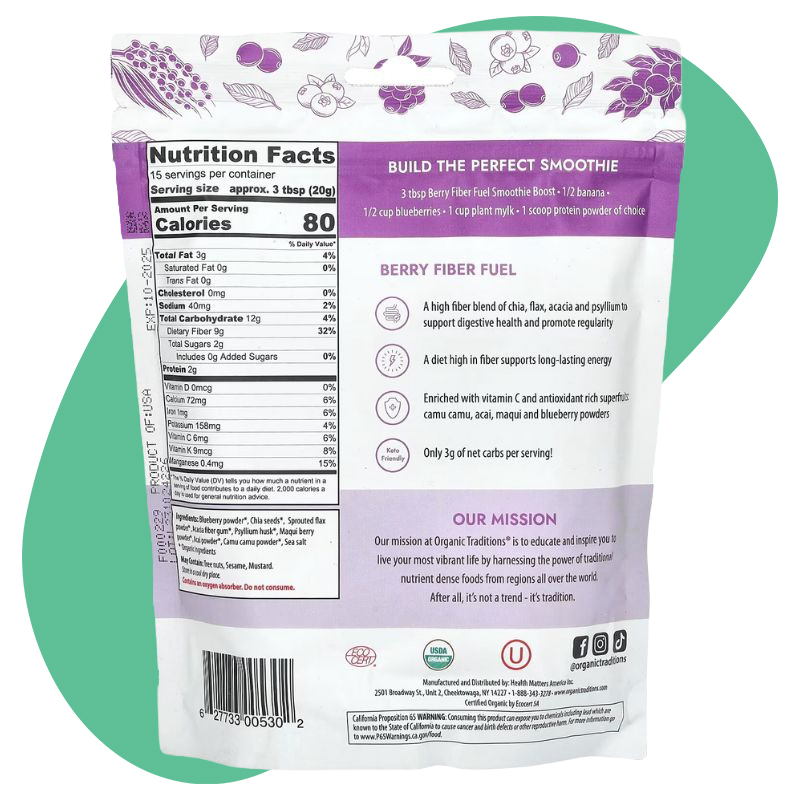 Fiber Fuel Smoothie Boost, Berry 2