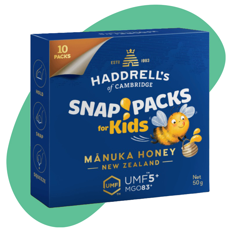 Snap Pack Kids Manuka Honey +5 UMF / MGO 83+, 10pcs 1