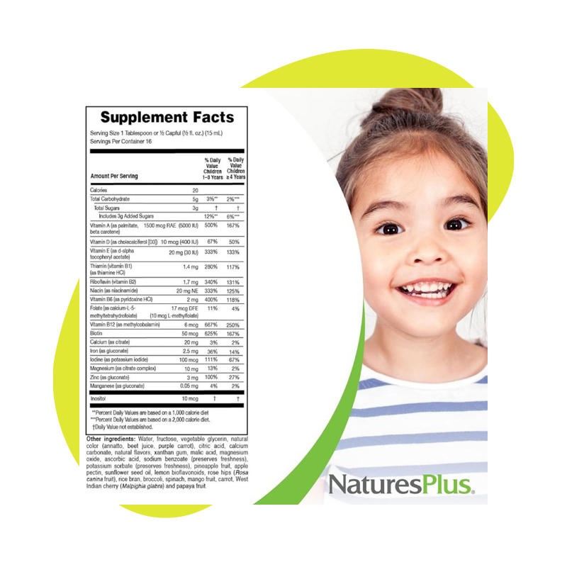 Animal Parade, Multivitamin Liquid, Tropical Berry 4