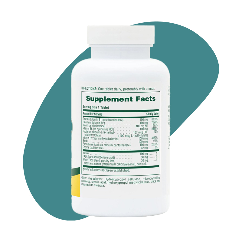 Balanced B-Complex, 90 Tablets 2