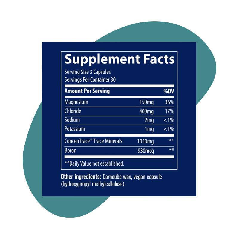 Trace Mineral Capsules, 90 Capsules 2