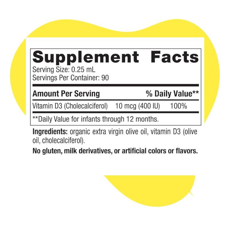 Baby VitaminD3 NordicNaturals Provin Kuwait Supplement Infant