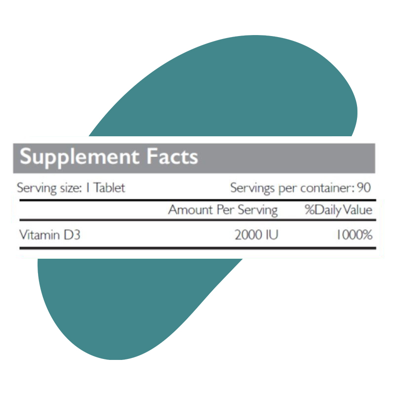 Vitamin D3 2000 IU 2