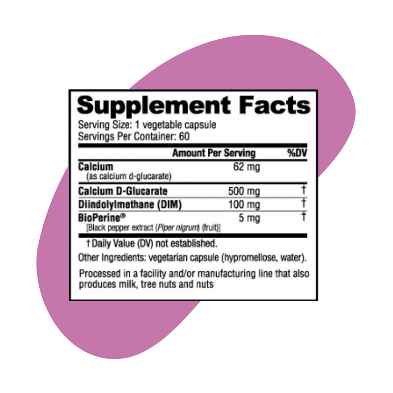 DIM with Calcium D-Glucarate 2