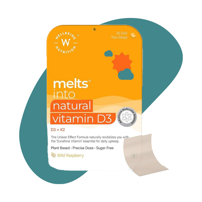 Melts Natural Vitamin D3 + K2 1
