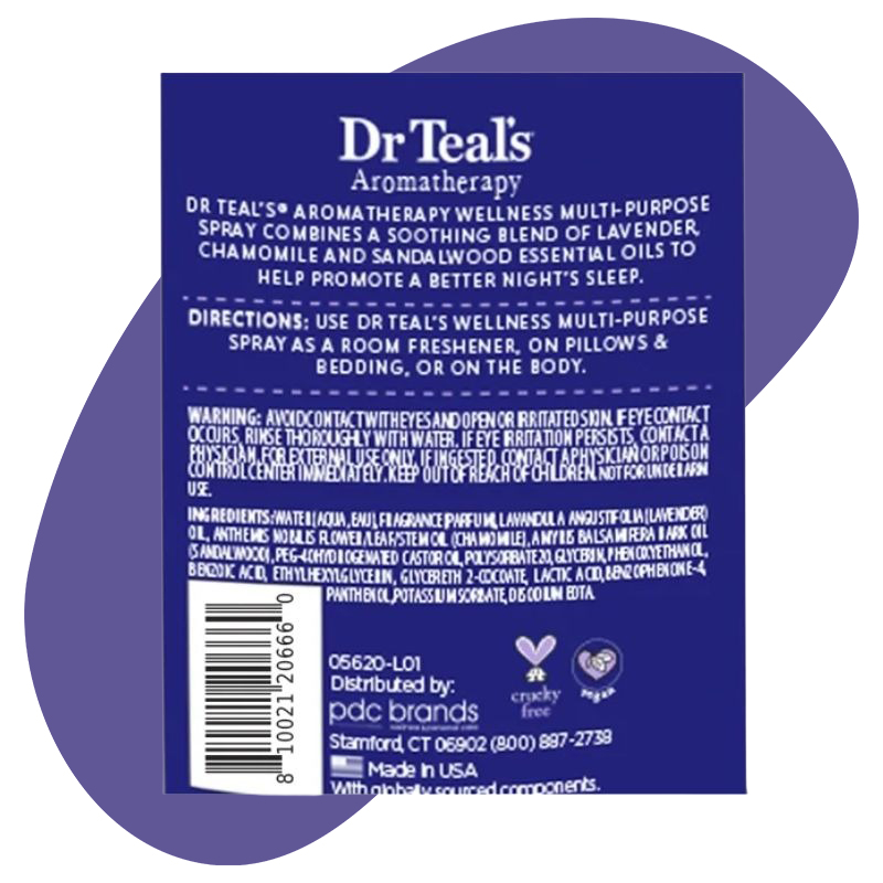 Aromatherapy Sleep Wellness Spray with Lavender, Chamomile & Sandalwood 2