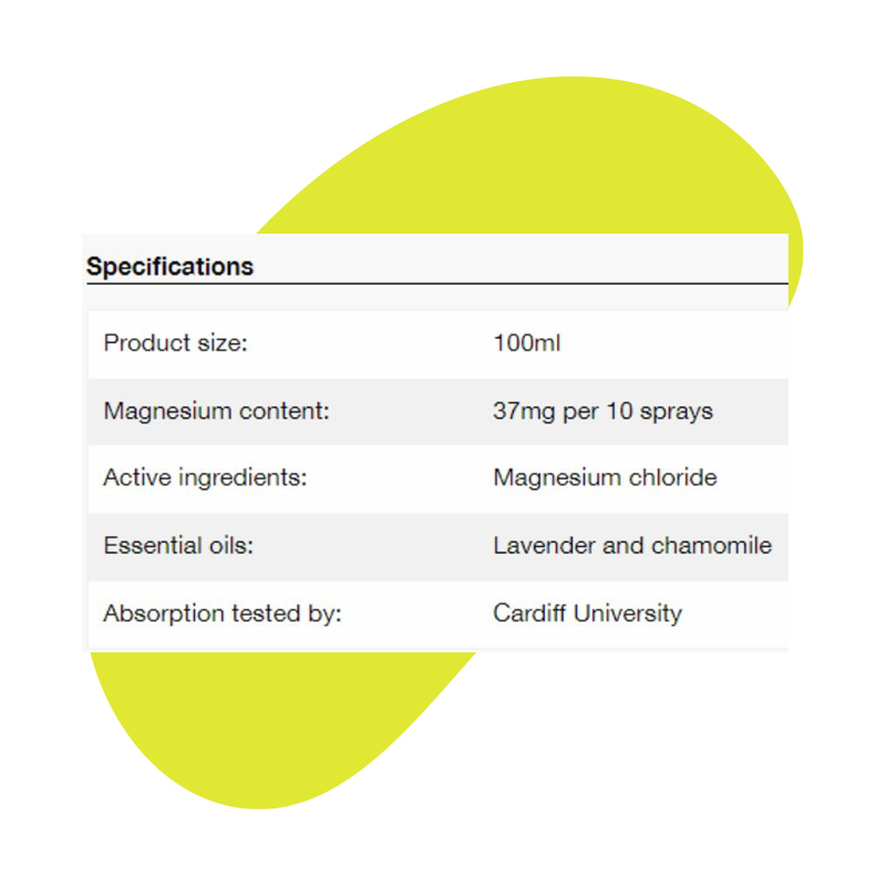 Magnesium Sleep Kids Body Spray 100ml 2