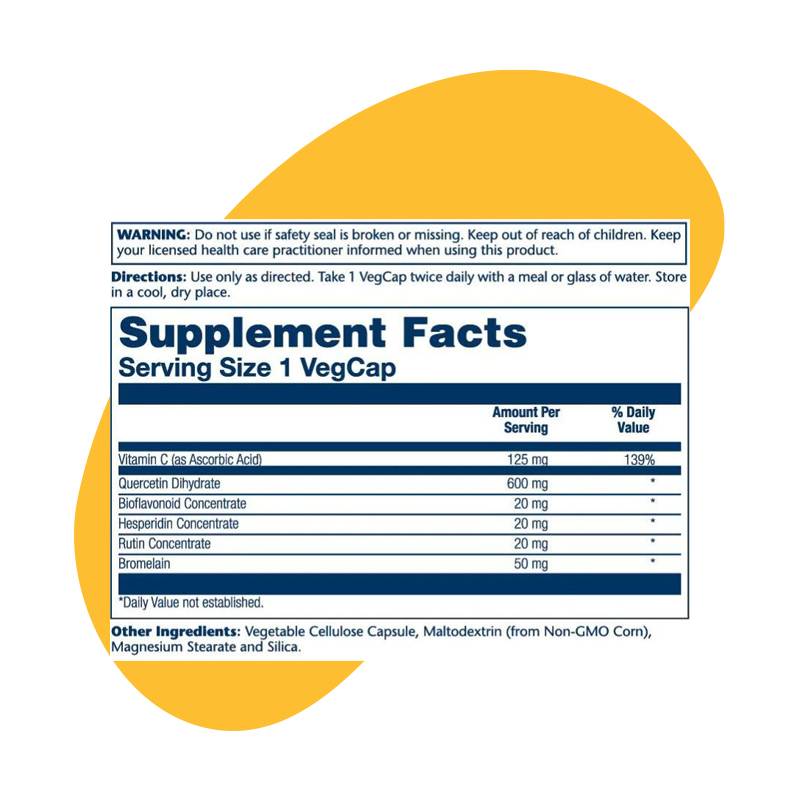 Mega Quercetin 600mg 2