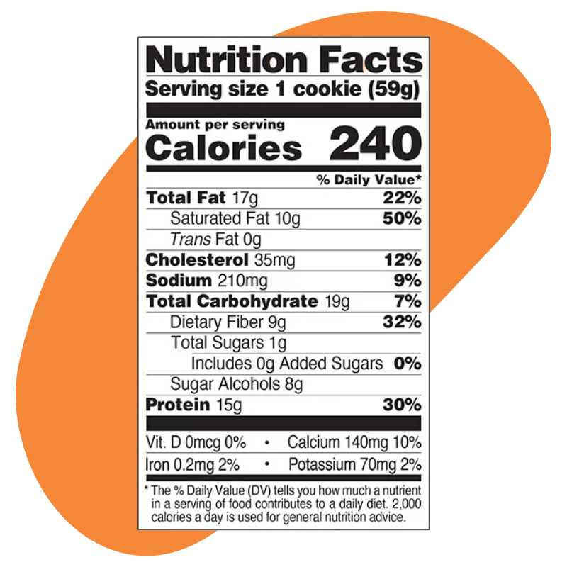 Chocolate Chip Protein Cookie 59g 4