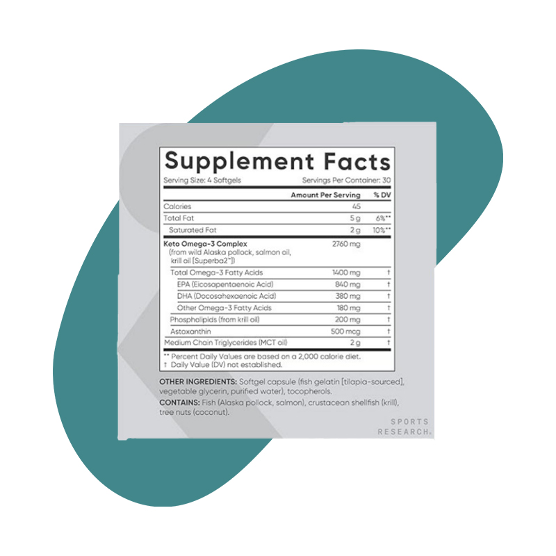 omega3 keto Sports Research kuwait provin supplement