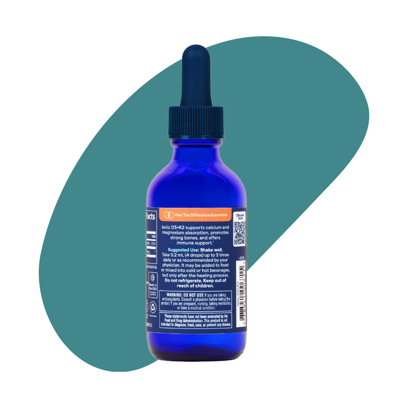 125 mcg (5,000 IU) D3, 100 mcg K2, 2 fl oz., 296 Servings 2