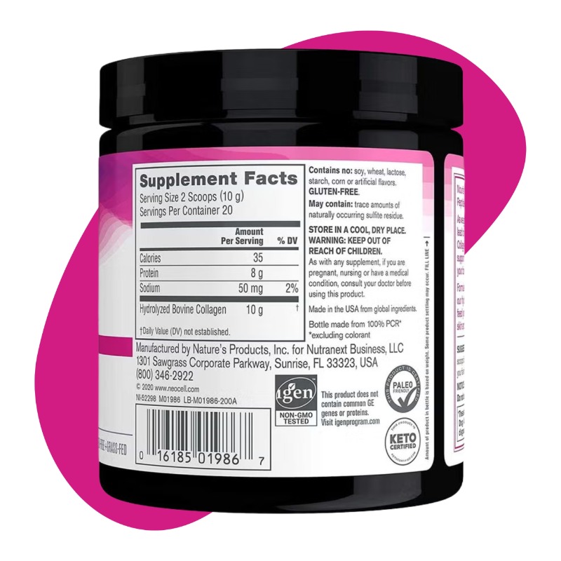 Grassfed Collagen Peptides, Unflavored 200g 2