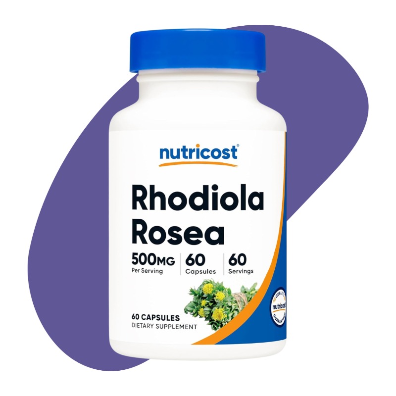 Rhodiola Rosea 500mg, 60 Vegetarian Capsules 0