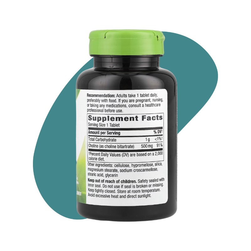 Choline, 500 mg 4