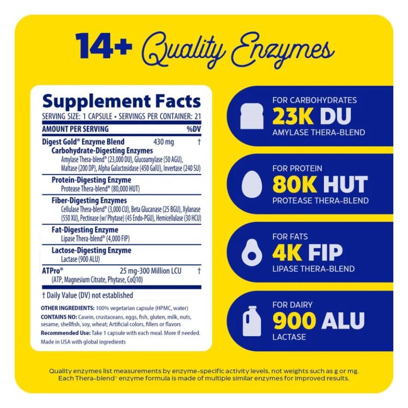 Digest Gold + Probiotics 90 Capsules 2