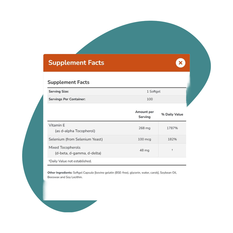 Vitamin E-400 100 softgels 2