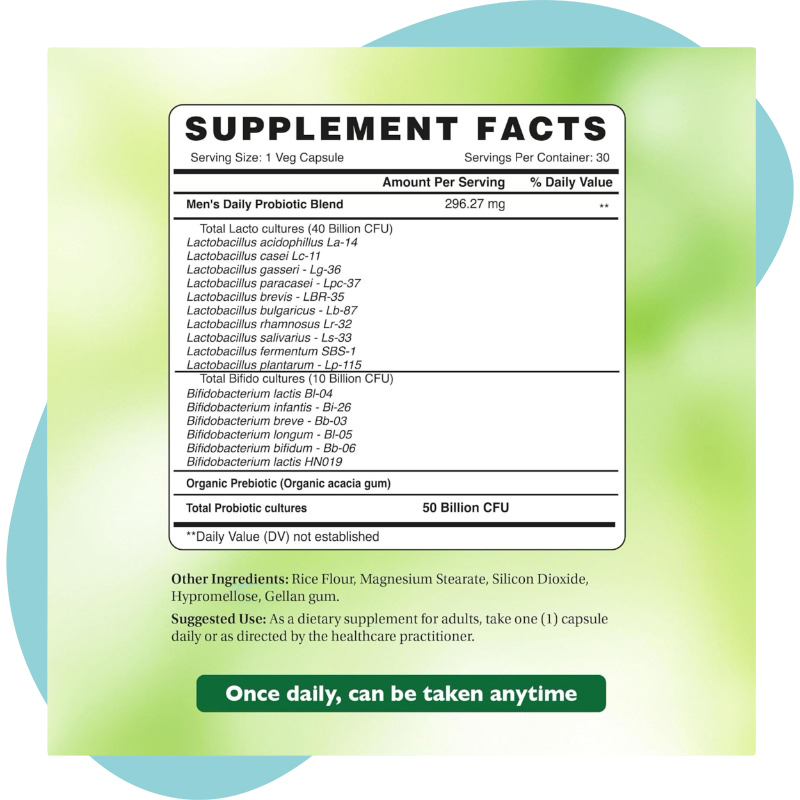 50 Billion CFU & 16 Probiotic Strains, 30 Veg Capsules 6