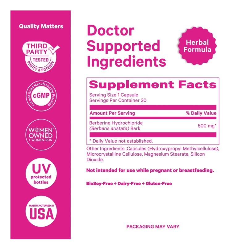 Berberine, 30 Capsules 2