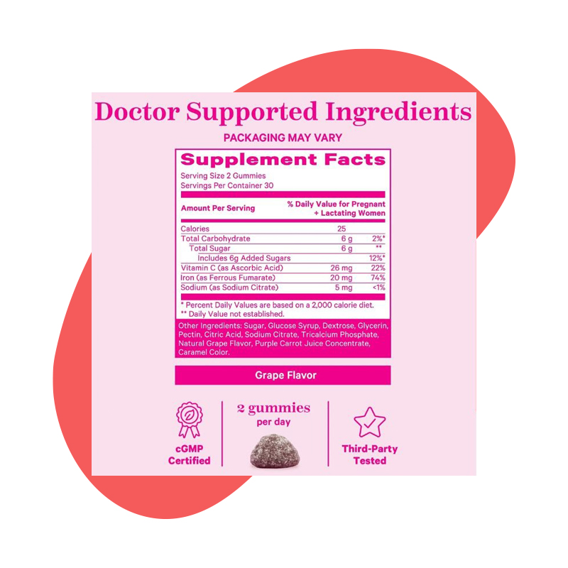 Pregnancy Iron Gummies 2