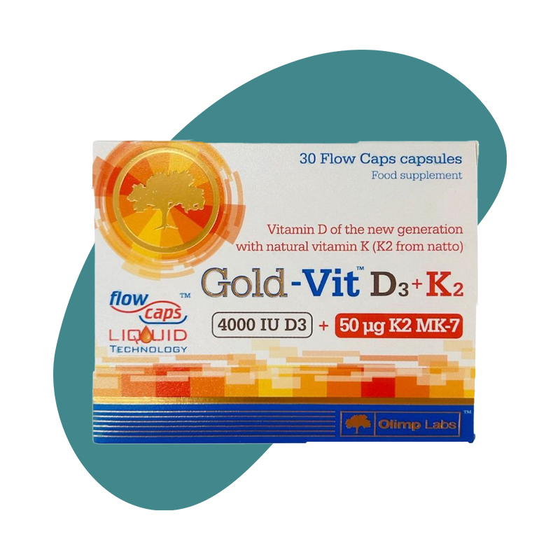 Gold-Vit D3 + K2 4000iu 0