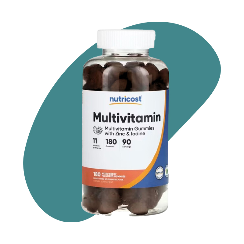 with Zinc & Iodine, 180 Mixed Berry Flavored Gummies 1